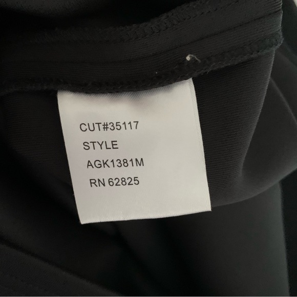 Tadashi Shoji 8 Elegant Black Lace Side Scuba Figure Flattering Cocktail Dress - Picture 7 of 8